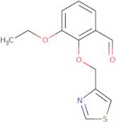 3-Ethoxy-2-(1,3-thiazol-4-ylmethoxy)benzaldehyde