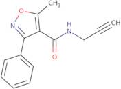 (5-methyl-3-phenylisoxazol-4-yl)-N-prop-2-ynylformamide