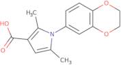 1-(2,3-Dihydro-1,4-benzodioxin-6-yl)-2,5-dimethyl-1H-pyrrole-3-carboxylic acid