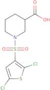 1-[(2,5-Dichlorothiophen-3-yl)sulfonyl]piperidine-3-carboxylic acid