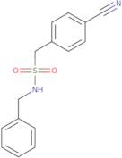 N-Benzyl-1-(4-cyanophenyl)methanesulfonamide