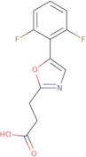 3-[5-(2,6-Difluorophenyl)-1,3-oxazol-2-yl]propanoic acid