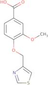 3-Methoxy-4-(1,3-thiazol-4-ylmethoxy)benzoic acid