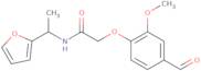 2-(4-Formyl-2-methoxyphenoxy)-N-[1-(2-furyl)ethyl]acetamide