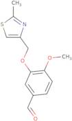 4-Methoxy-3-[(2-methyl-1,3-thiazol-4-yl)methoxy]benzaldehyde