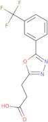 3-{5-[3-(Trifluoromethyl)phenyl]-1,3,4-oxadiazol-2-yl}propanoic acid