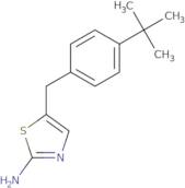 5-[(4-tert-Butylphenyl)methyl]-1,3-thiazol-2-amine