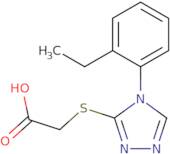 2-{[4-(2-Ethylphenyl)-4H-1,2,4-triazol-3-yl]sulfanyl}acetic acid