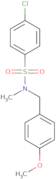 4-Chloro-N-[(4-methoxyphenyl)methyl]-N-methylbenzene-1-sulfonamide