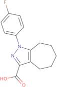 1-(4-Fluorophenyl)-1H,4H,5H,6H,7H,8H-cyclohepta[C]pyrazole-3-carboxylic acid