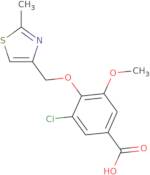 3-Chloro-5-methoxy-4-[(2-methyl-1,3-thiazol-4-yl)methoxy]benzoic acid