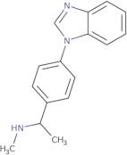 {1-[4-(1H-1,3-Benzodiazol-1-yl)phenyl]ethyl}(methyl)amine