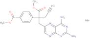 Methyl 4-(2-((2,4-diaminopteridin-6-yl)methyl)-1-methoxy-1-oxopent-4-yn-2-yl)benzoate hydrobromide