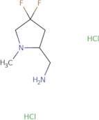 [(2R)-4,4-Difluoro-1-methylpyrrolidin-2-yl]methanamine dihydrochloride