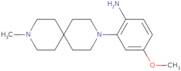 4-Methoxy-2-(9-methyl-3,9-diazaspiro[5.5]undecan-3-yl)aniline