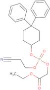 Ethyl 2-[(2-cyanoethoxy)(4,4-diphenylcyclohexyloxy)phosphoryloxy]acetate