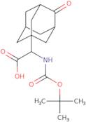 (2S)-2-[(2-Methylpropan-2-yl)oxycarbonylamino]-2-(4-oxo-1-adamantyl)acetic acid