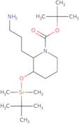 tert-Butyl (2S,3R)-2-(3-aminopropyl)-3-[tert-butyl(dimethyl)silyl]oxy-piperidine-1-carboxylate