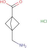3-(Aminomethyl)bicyclo[1.1.1]pentane-1-carboxylic acid hydrochloride