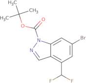 tert-Butyl 6-bromo-4-(difluoromethyl)-1H-indazole-1-carboxylate