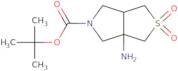 rac-tert-Butyl (3aR,6aS)-3a-amino-2,2-dioxo-hexahydro-1H-2λ6-thieno[3,4-c]pyrrole-5-carboxylate