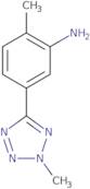 2-Methyl-5-(2-methyl-2H-tetrazol-5-yl)aniline