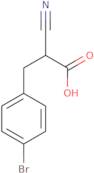 3-(4-Bromophenyl)-2-cyanopropanoic acid