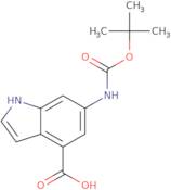 6-N-Boc-aminoindole-4-carboxylic acid