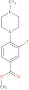 Methyl 3-fluoro-4-(4-methyl-1-piperazinyl)benzoate