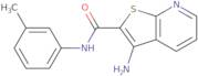 3-Amino-N-(3-methylphenyl)thieno[2,3-b]pyridine-2-carboxamide