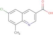 6-Chloro-8-methylquinoline-3-carboxylic acid