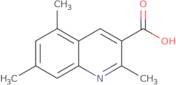 2,5,7-Trimethylquinoline-3-carboxylicacid