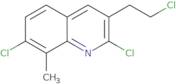 2,7-Dichloro-3-(2-chloroethyl)-8-methylquinoline