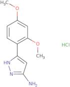 3-(2,4-Dimethoxyphenyl)-1H-pyrazol-5-amine hydrochloride