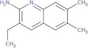 3-Ethyl-6,7-dimethylquinolin-2-amine