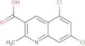 5,7-Dichloro-2-methylquinoline-3-carboxylic acid