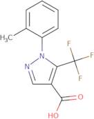 1-(2-Methylphenyl)-5-(trifluoromethyl)-1H-pyrazole-4-carboxylic acid