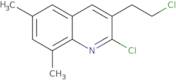 2-Chloro-3-(2-chloroethyl)-6,8-dimethylquinoline