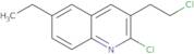 2-Chloro-3-(2-chloroethyl)-6-ethylquinoline