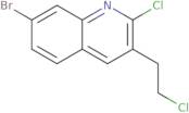 2-Chloro-3-(2-chloroethyl)-7-bromoquinoline