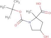 (2R,4S)-1-(tert-Butoxycarbonyl)-4-hydroxy-2-methylpyrrolidine-2-carboxylic acid