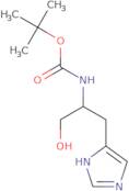 tert-Butyl N-[1-hydroxy-3-(1H-imidazol-5-yl)propan-2-yl]carbamate