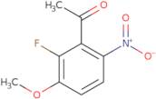 3-Acetylmethyl-1-methoxy-2-fluoro-4-nitrobenzene