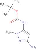 tert-Butyl N-(3-amino-1-methyl-1H-pyrazol-5-yl)carbamate