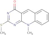 10-Methyl-2-methylthio-pyrimido[4,5-b]1,2-dihydroquinolin-4(1H)-one