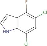 5,7-Dichloro-4-fluoro-1H-indole