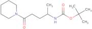 tert-Butyl N-[5-oxo-5-(piperidin-1-yl)pentan-2-yl]carbamate