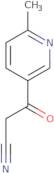 3-(6-Methyl-3-pyridyl)-3-oxopropanenitrile