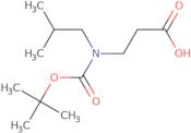 3-{[(tert-Butoxy)carbonyl](2-methylpropyl)amino}propanoicacid