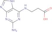 3-[(2-Amino-9H-purin-6-yl)amino]propanoic acid